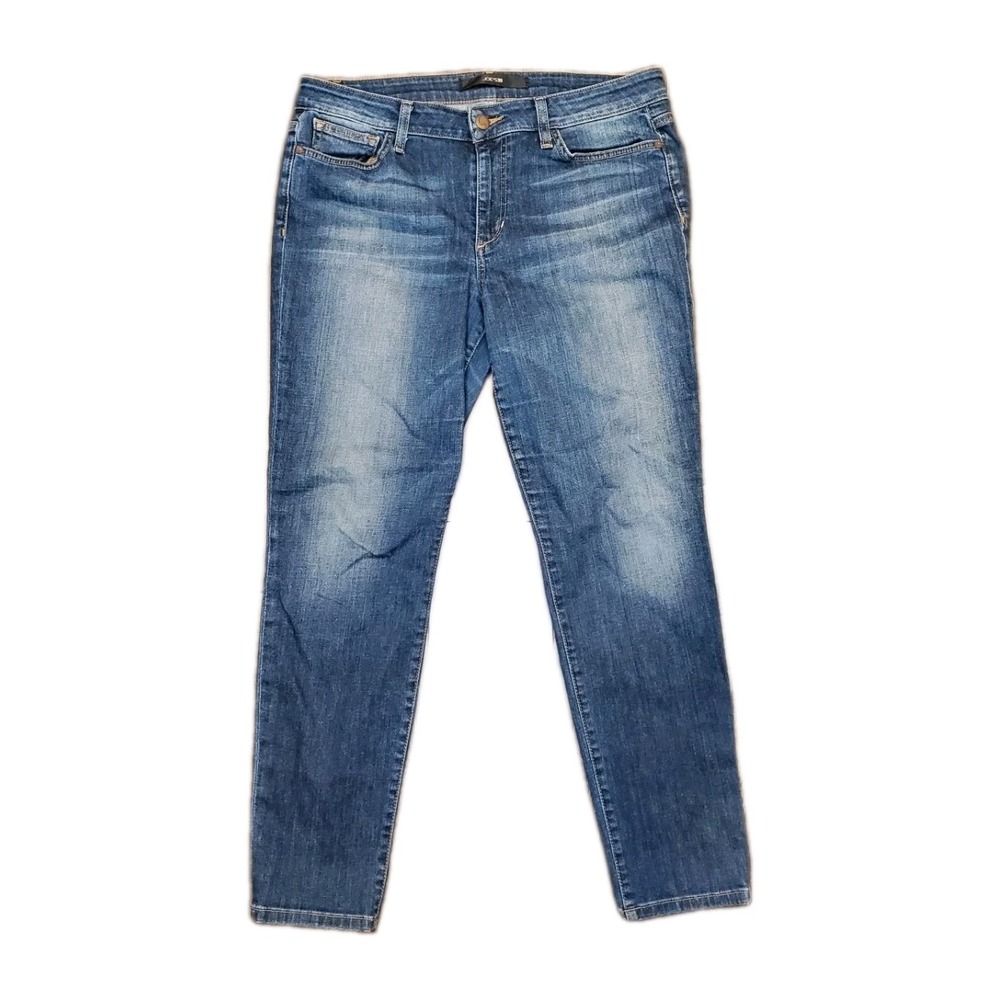Joe's Jeans Sierra Mid Rise Skinny Ankle Jeans Womens Med Blue Size 31